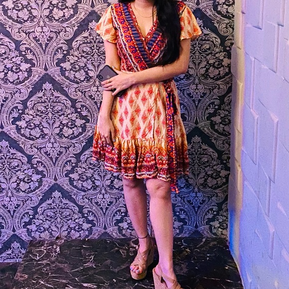 Wrap around boho dress - Picture 5 of 7